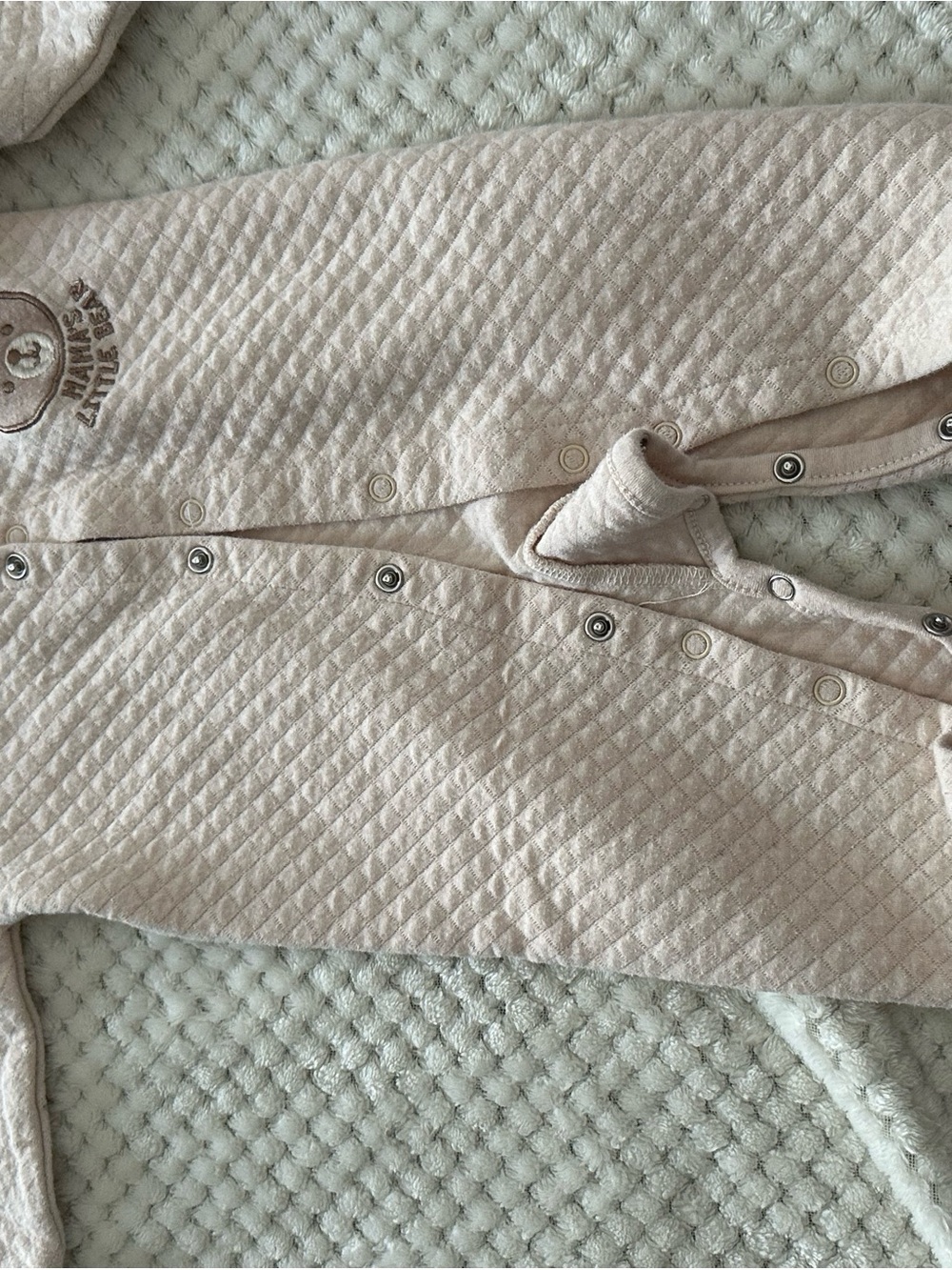 Baby Gear Quilted Hooded Puffer Jacket in Light Pink